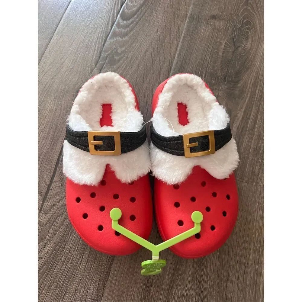 Crocs Unisex-Child Classic Holiday Lined Clogs